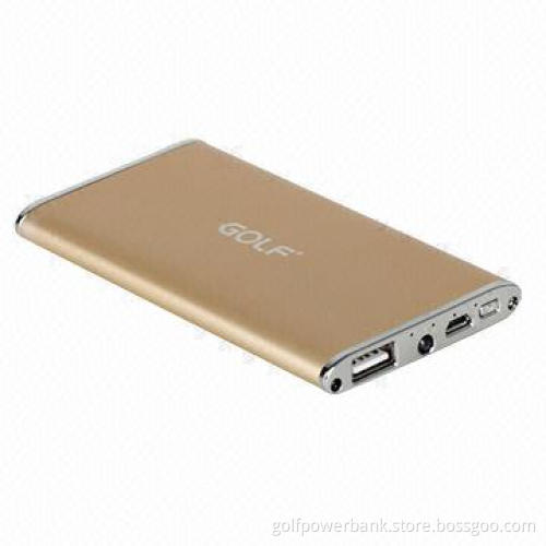Mini fashionable 5,200mAh polymer battery power bank for mobile phones